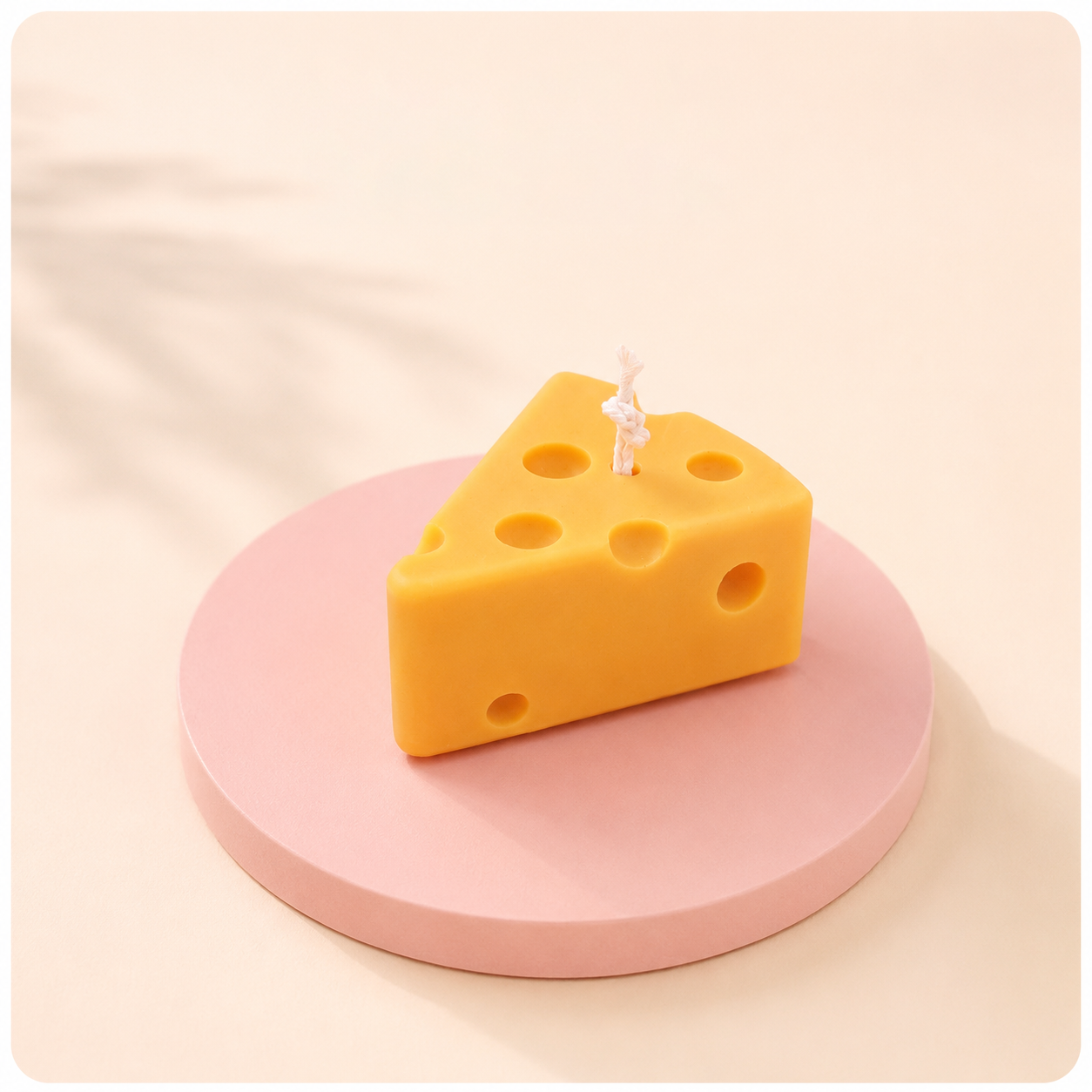 Hand-Poured Soy Wax Cheese Candle
