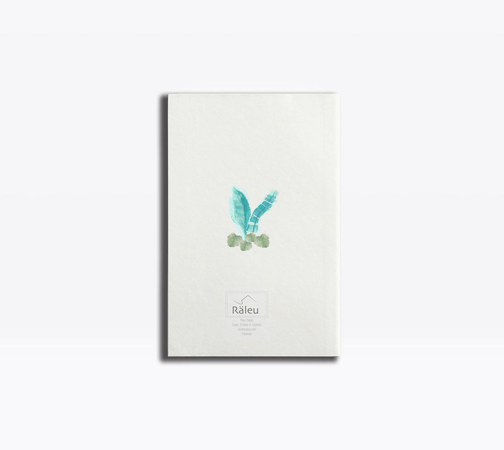 Flamingo Watercolor Illustration Notebook