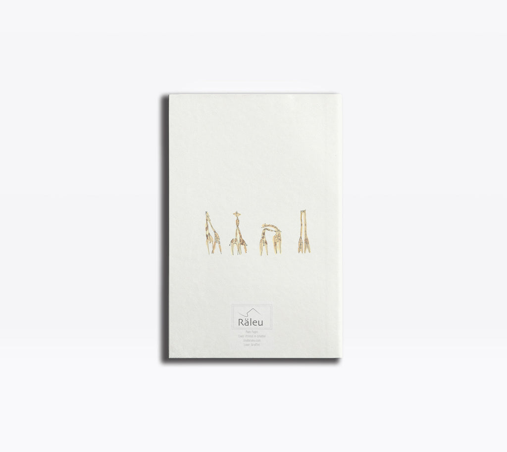 Lover Giraffes Watercolored Notebook