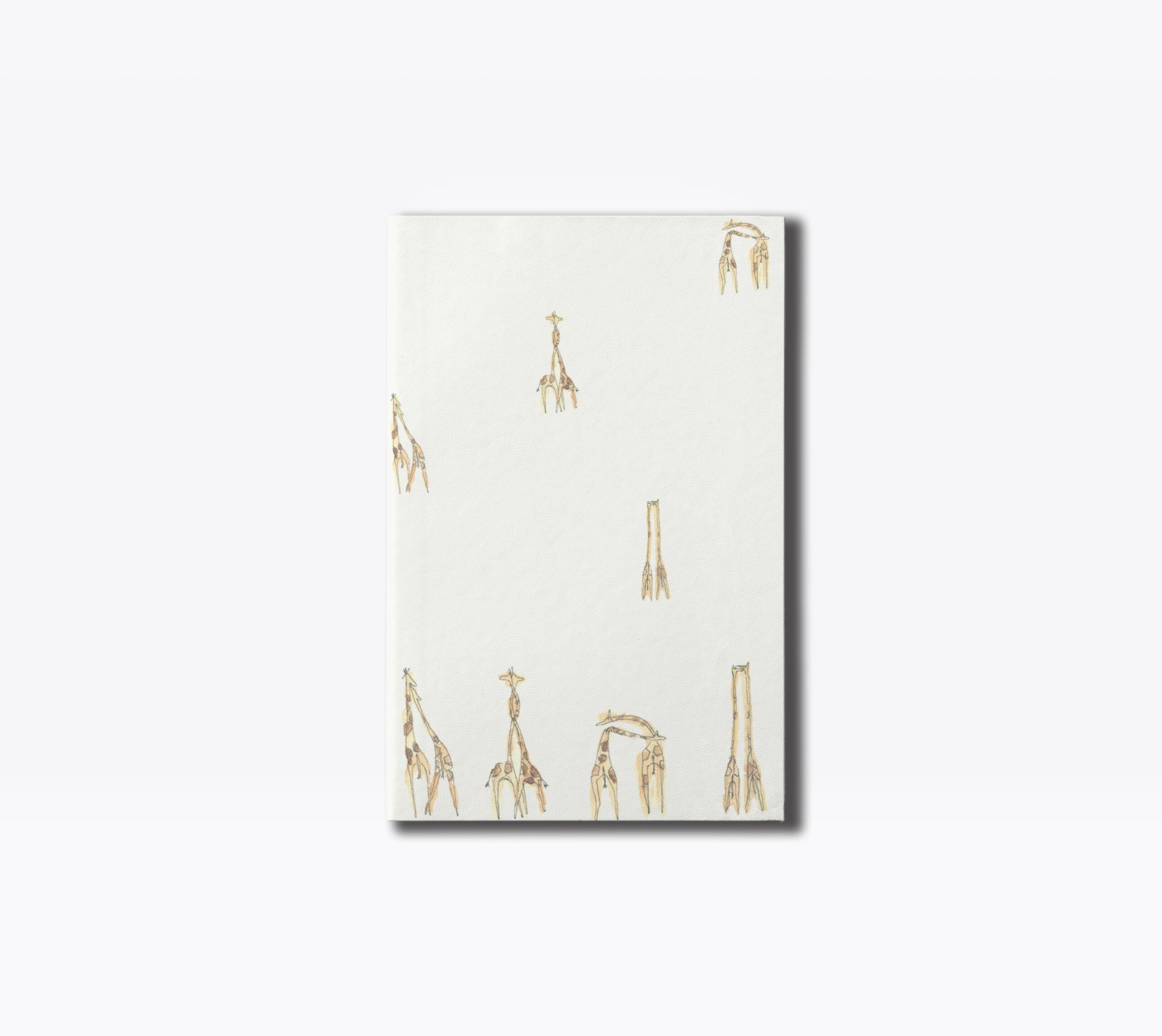 Lover Giraffes Watercolored Notebook