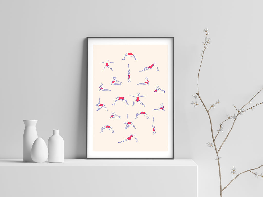 Yoga Poses Poster