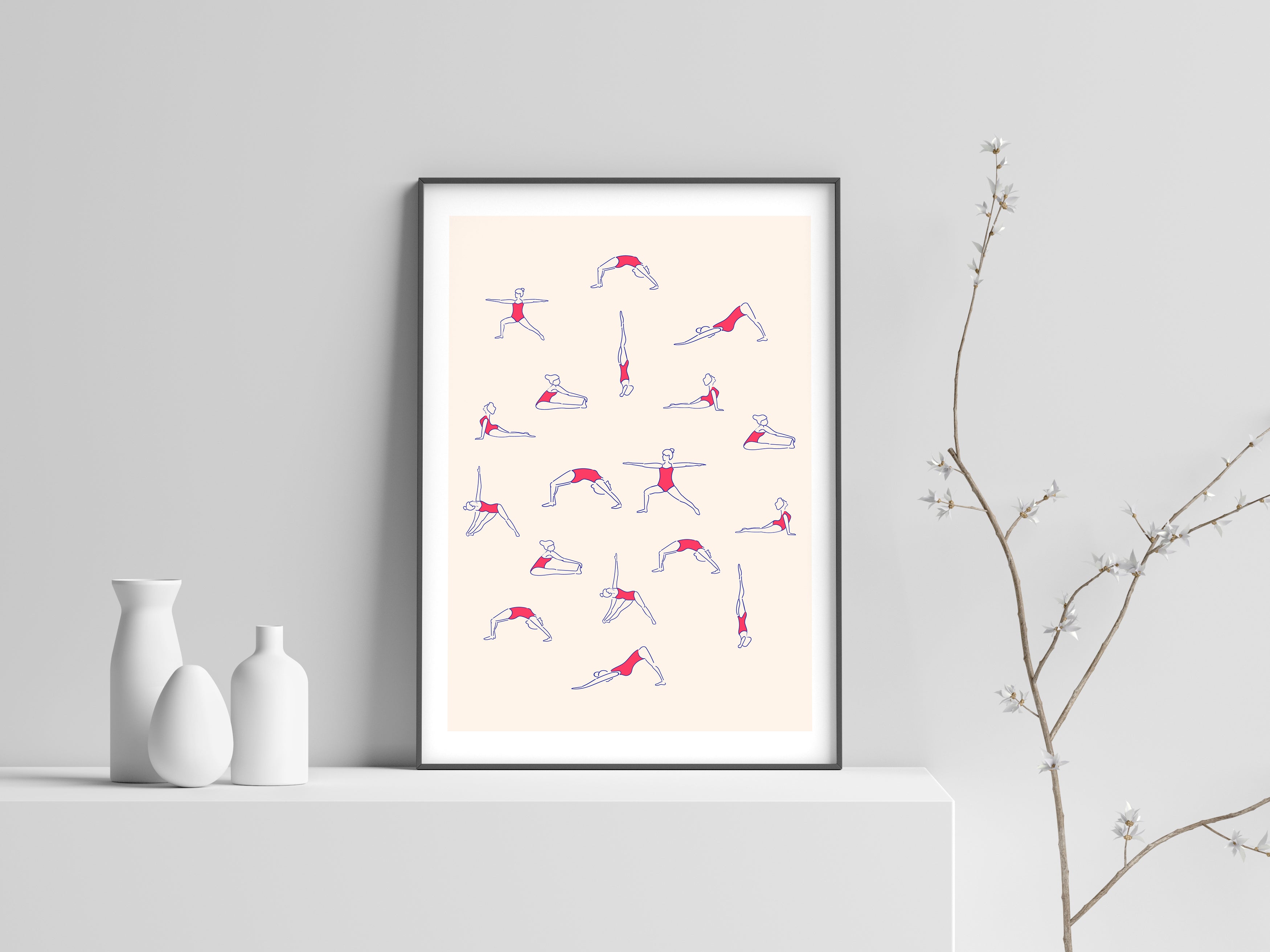 Yoga Poses Poster