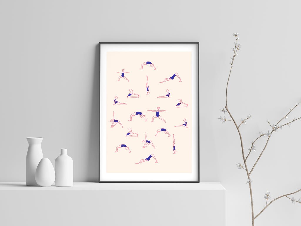 Yoga Poses Poster