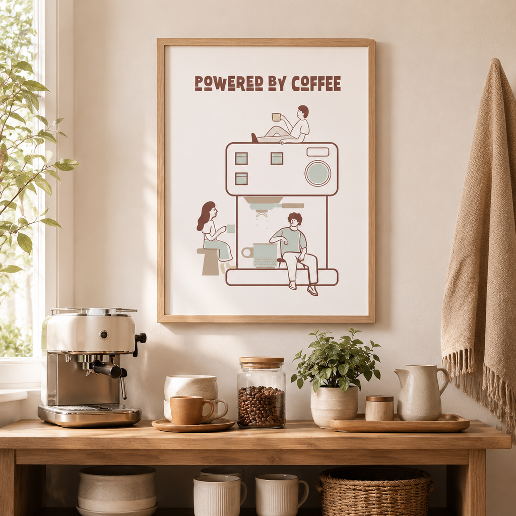Powered By Coffee Poster
