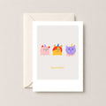 Cats Trio Birthday Postcard