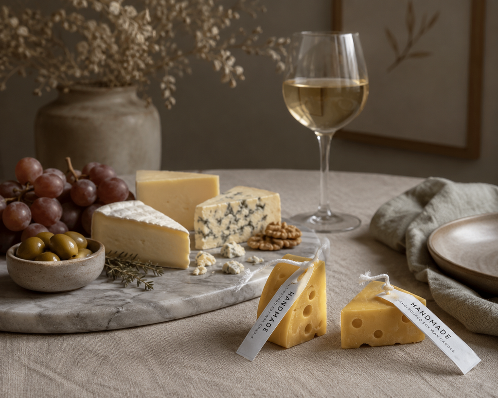 Hand-Poured Soy Wax Cheese Candle