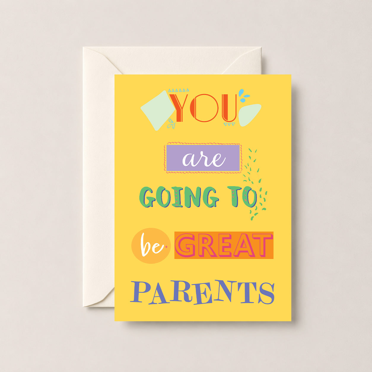 New, Great Parents Postcard