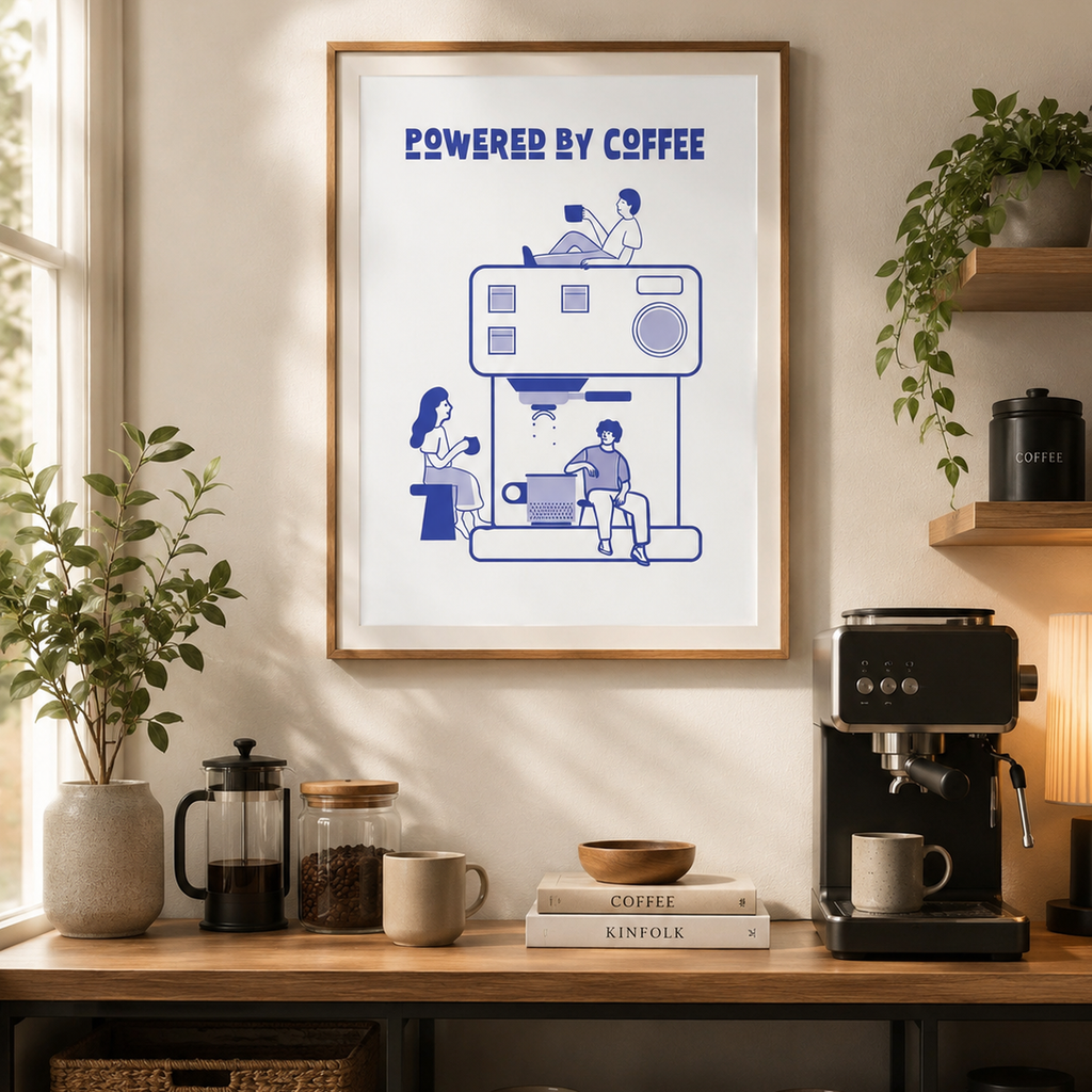 Powered By Coffee Poster