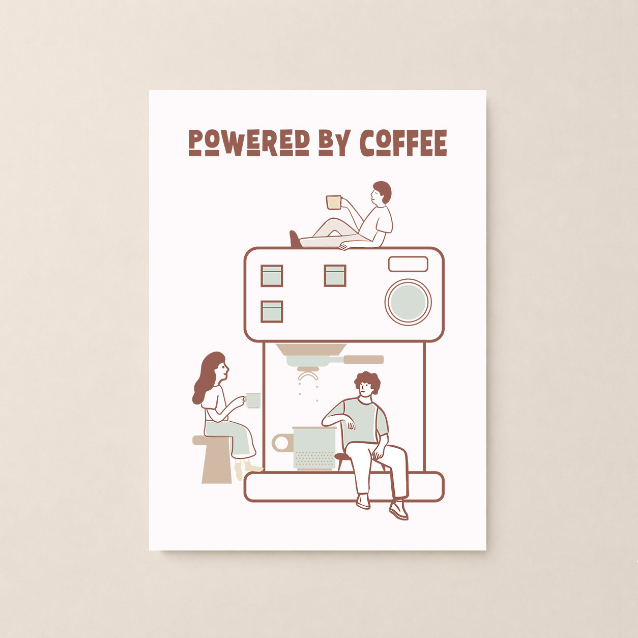 Powered By Coffee Poster