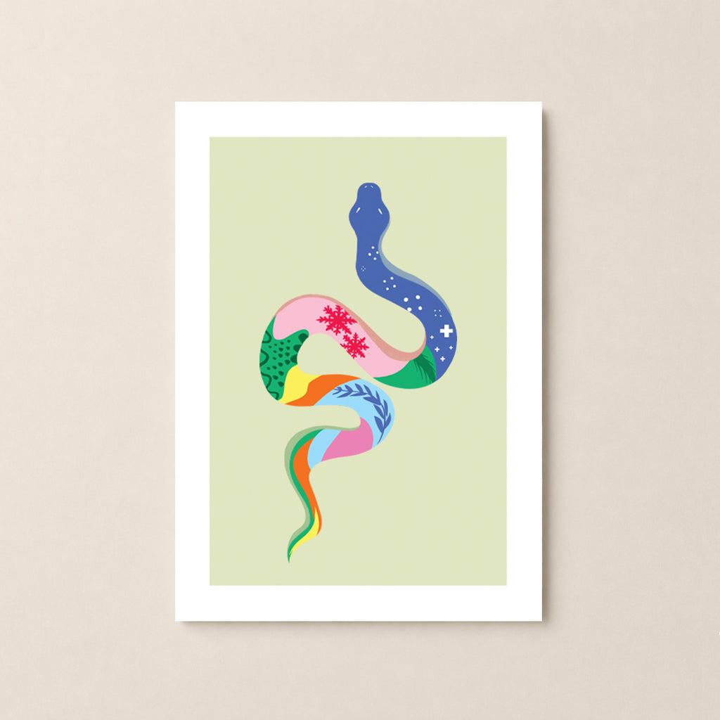 Rainbow Snake Art Print
