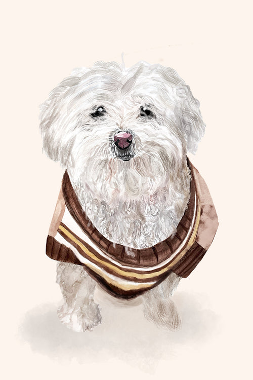 Custom Watercolor Portrait from Photo | Original Hand-Painted Art | Personalized Anniversary Gift | Wall Art | Couple Gift| Pet portrait