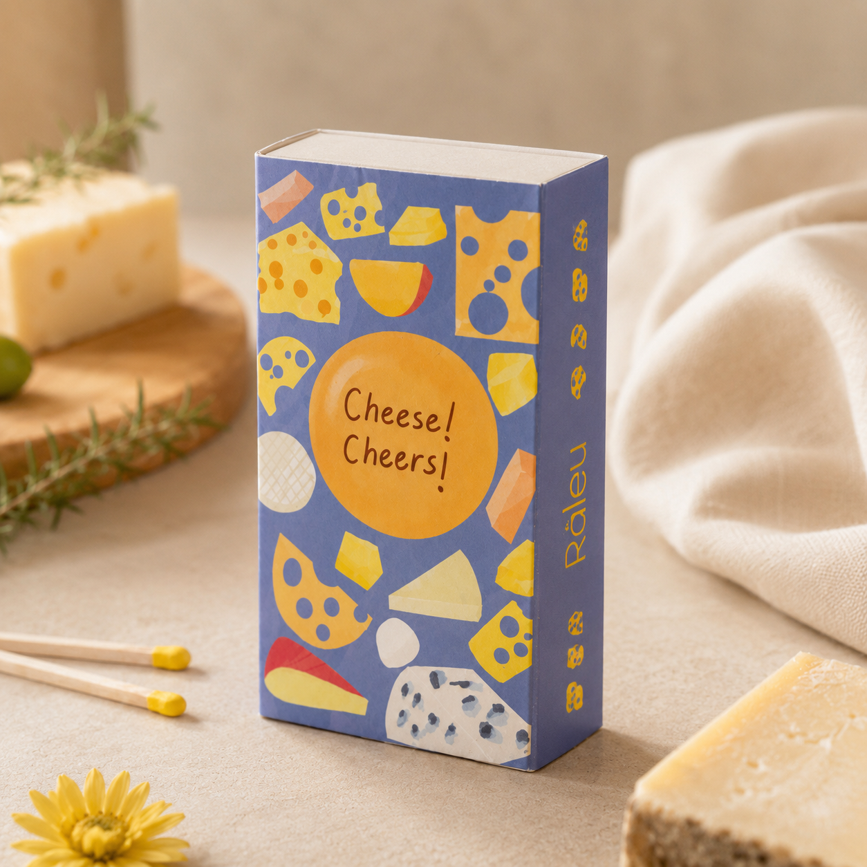 Cheese! Cheers! Matches