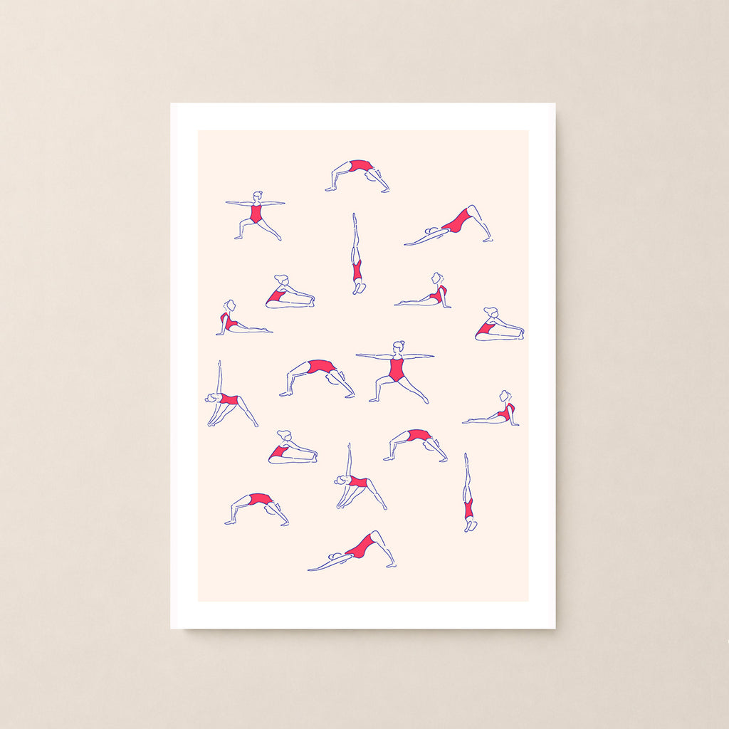 Yoga Poses Poster