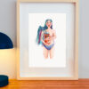 I'm Aquarius Watercolor Illustration Art Print