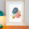 Dots Watercolor Illustration Art Print