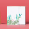 Flamingo Watercolor Illustration Notebook