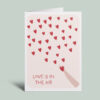 Love is in the Air Greeting Card